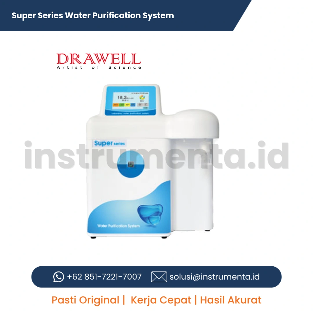 Distributor Resmi Super Series Water Purification System Sistem Pemurni Air Laboratorium Ready Stock